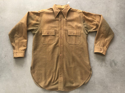 1930s Pilgrim Collar Tab Shirt